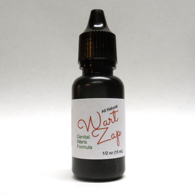 WART ZAP Genital Warts Formula All-Natural GENITAL WARTS REMOVER
