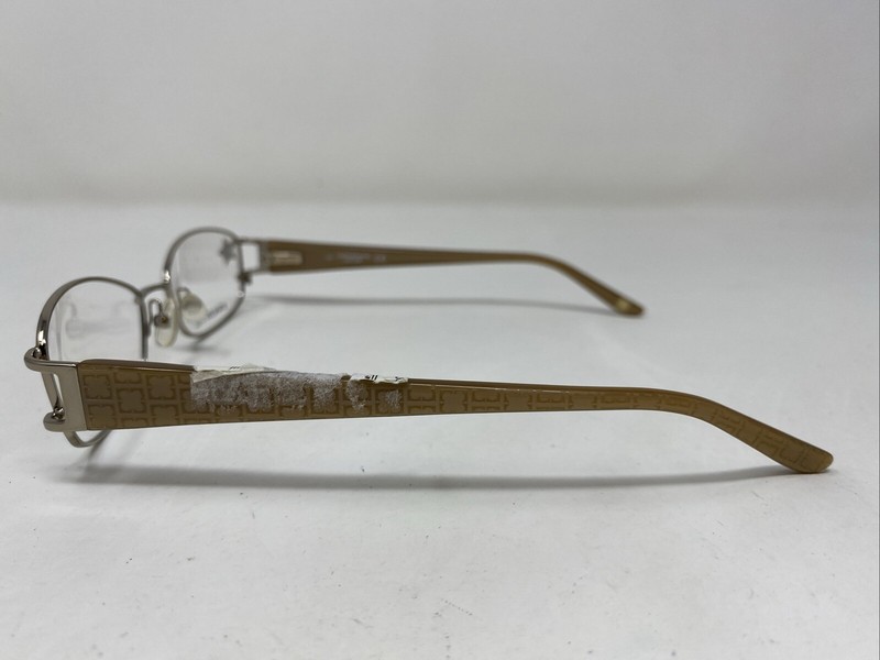 Liz Claiborne L373 03YG 54-17-135 Silver Full Rim Eyeglasses Frame RK94 gallery