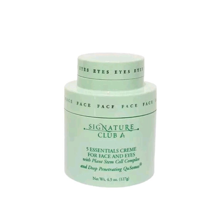 Signature Club A 5 Essentials Creme For Face and Eyes 4.5 oz Not Sealed SEE DESC