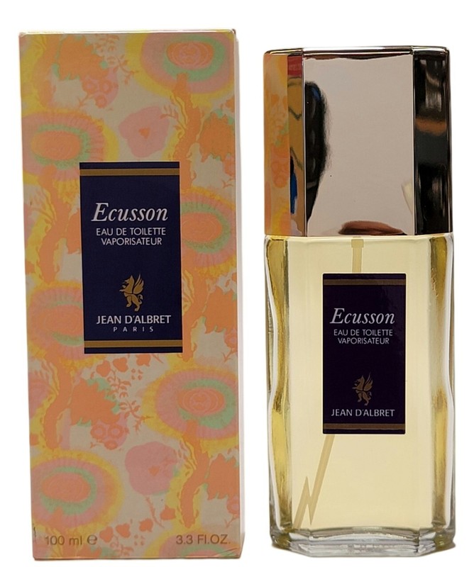 Vintage Ecusson Jean D’Albret Eau de Toilette Women Perfume Spray 3.3 BIG HTF