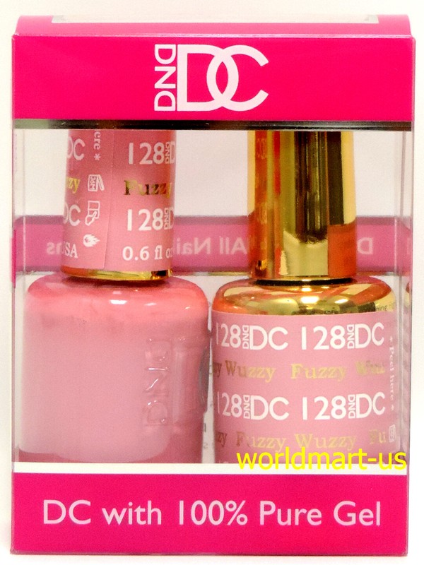 DND DC Duo Gel Color Matching Polish 18ml-0.6fl.oz Color DC128- FUZZY WUZZY