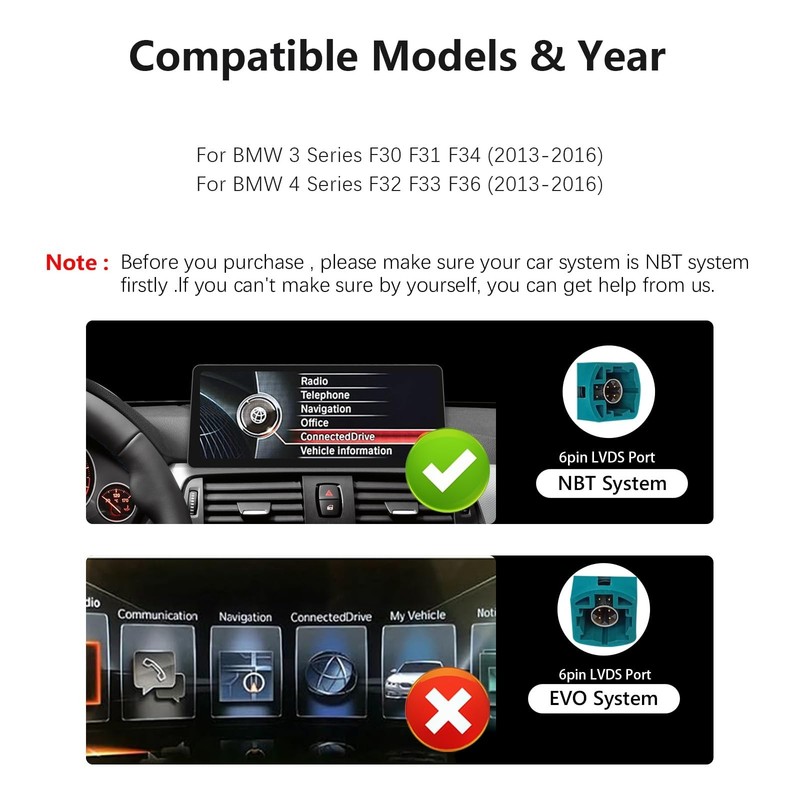 Ultra Narrow 12.3 inch 1920 * 720 Android Auto for BMW 1/2/3/4 Series F20 F30... gallery