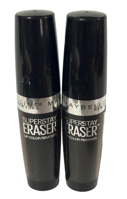 2~Maybelline New York Superstay Eraser Lip Color Remover 0.10 oz NEW