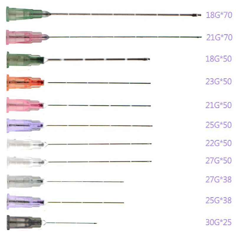 5-50pcs Disposable Consumables Different Size Blunt Tip for Fillers,No Color Box gallery