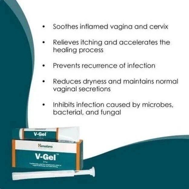 Himalaya V-Gel 30g x10 Herbal Women Intimate Wellness Support free shipping gallery