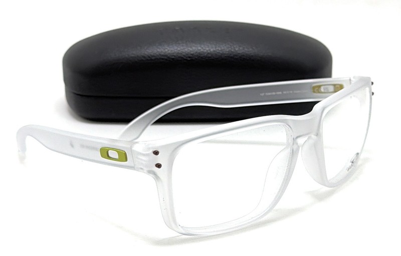 Oakley Holbrook RX OX8156-1856 Matte Clear Square Unisex Eyeglass Frames 56-18