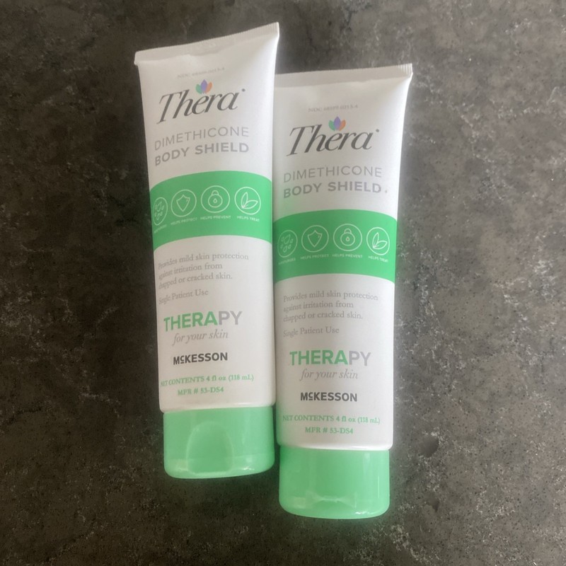 Lot X2 Bottles Thera Skin Protectant Cream Body Shield 4 oz. Tubes 53-DS4 NEW gallery