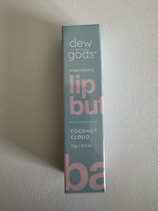 DEW OF THE GODS Sorbae Hyaluronic Lip Butter in Coconut Cloud 0.5oz NIB & Sealed