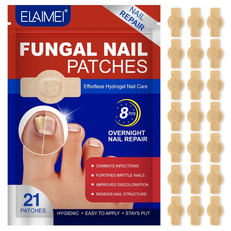 42 Pcs Fungal Nail Patches Extra Strength Toenail Fungus Treatment Overnight gallery