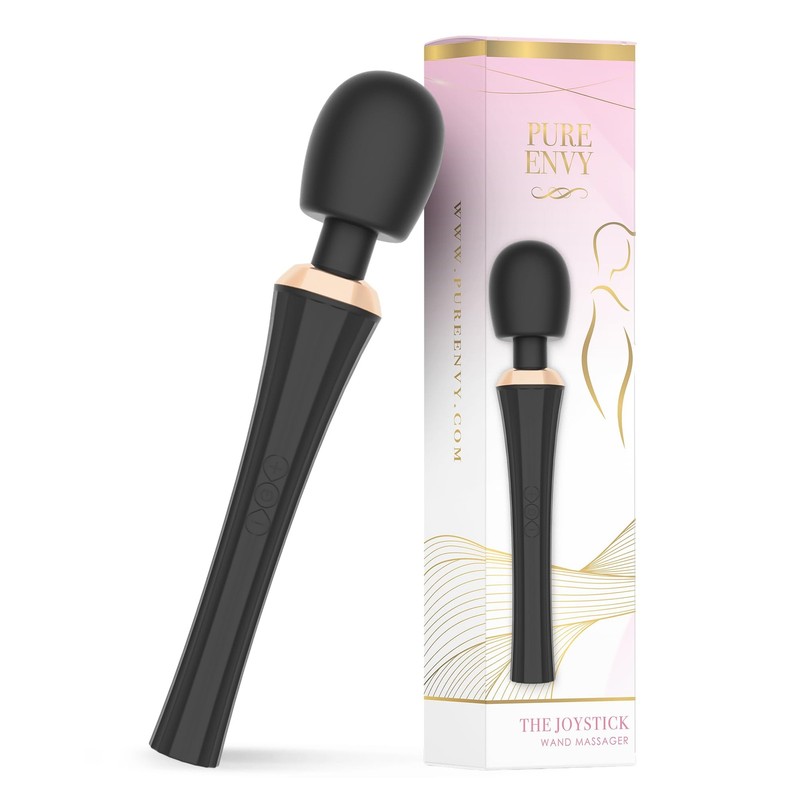 Pure Envy Joystick Powerful Wand Vibrator – 5 Vibration Modes 3 Speeds, Ultr…
