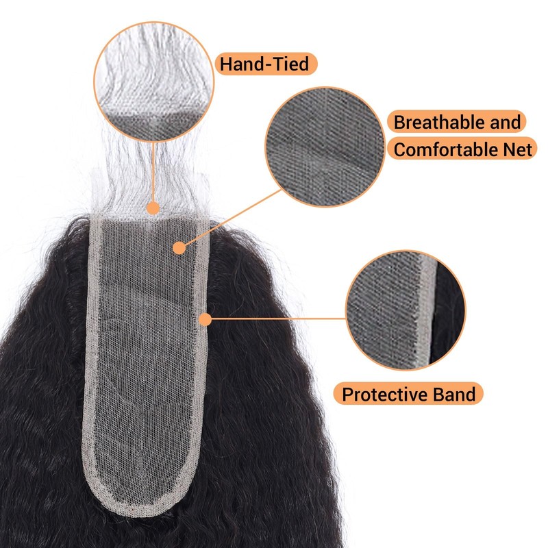 Mootaful 2X6 Hd Lace Closure Kinky Straight Transparent 2 By 6 Hd Lace Closure gallery