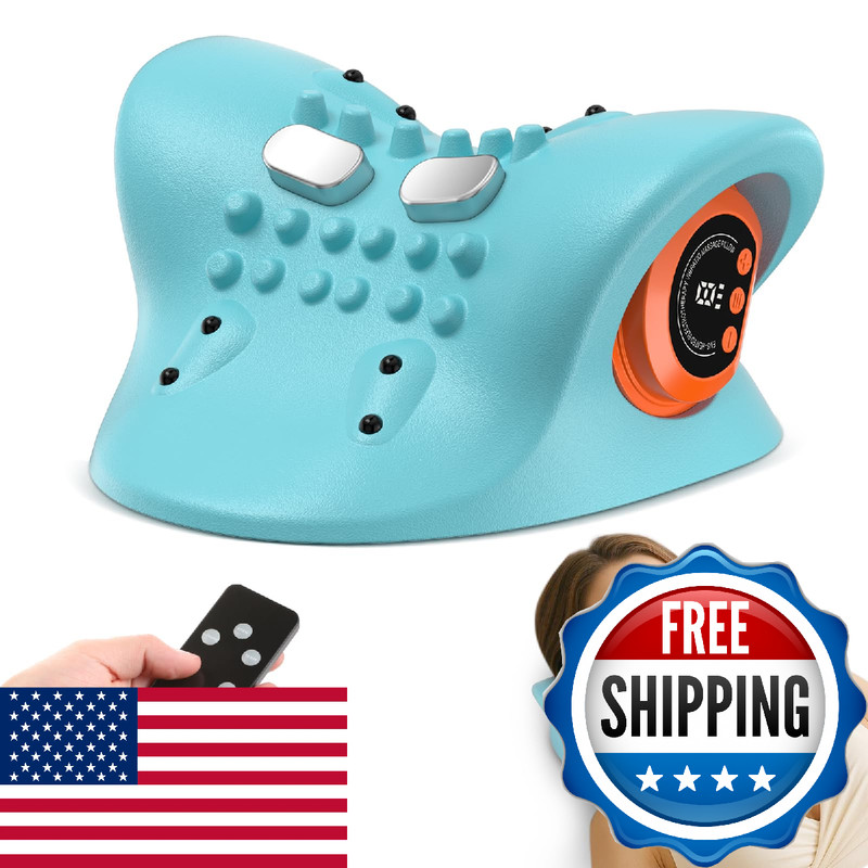 HarrFlow Neck Massager 2026 New Upgrade 3 in 1 Portable Massager with Heat &Comf
