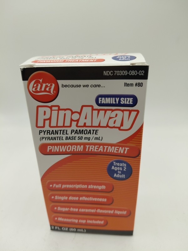 Pin Away Pinworm Treatment 2oz ( Tratamiento para Las Lombrices Intestinales )
