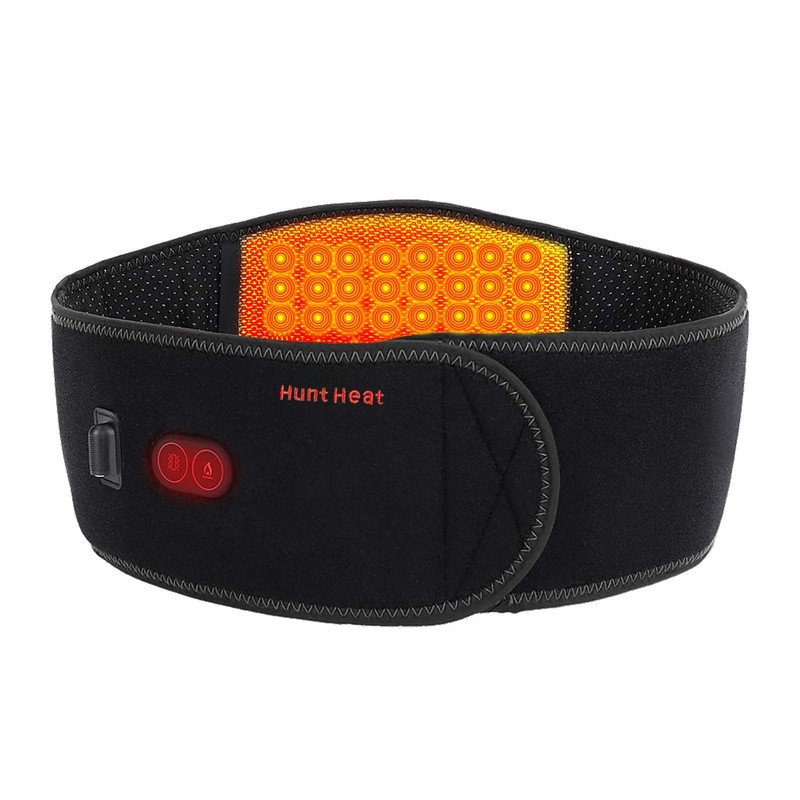 Heated Waist Belt – Cordless Heating Pad for Back Massage, Rechargeable Batte…