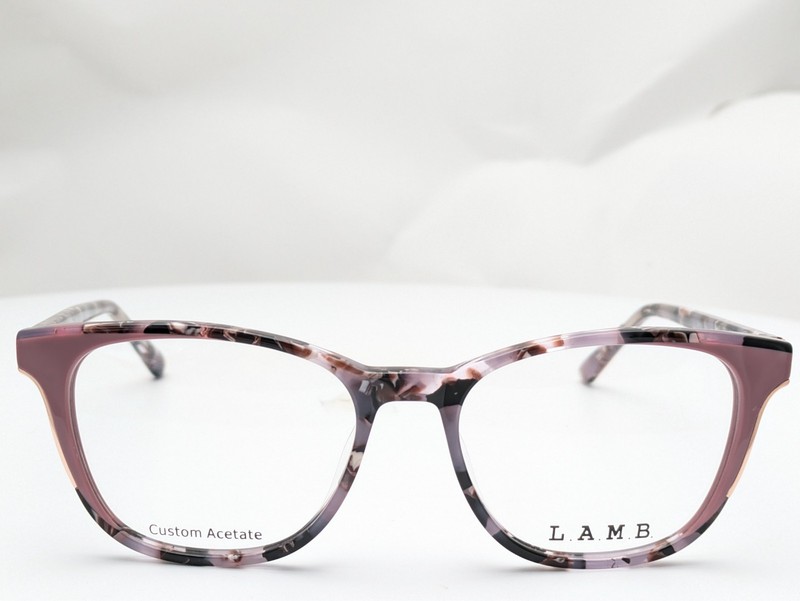 L.A.M.B. LA124 LAV Lavender Pink Marble Women's Eyeglasses Frames 50-16-140 gallery