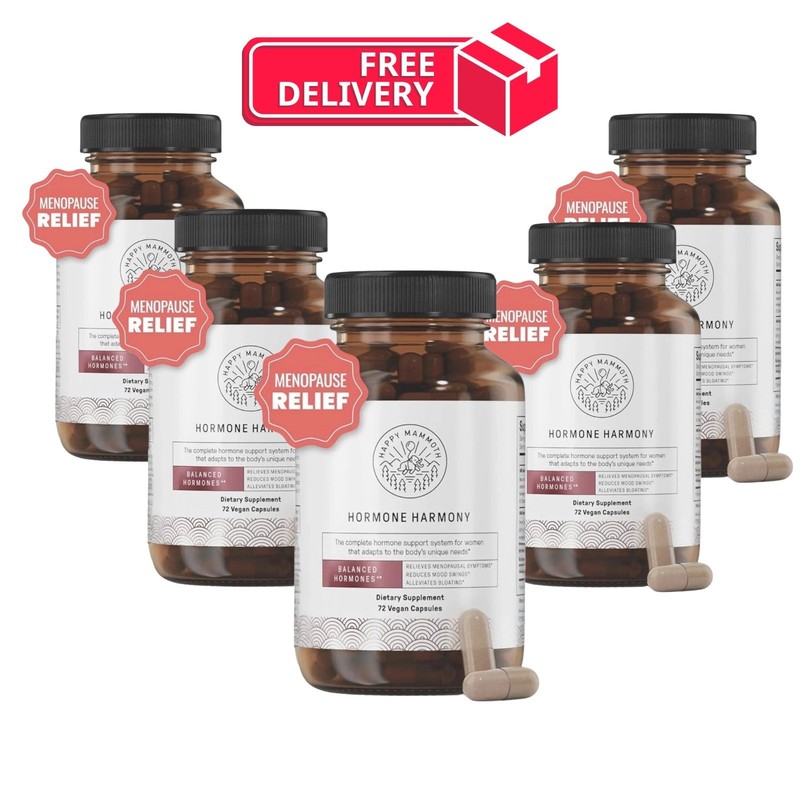 5 Pack Hormone Harmony Natural Hormonal Support Mood Sleep Women