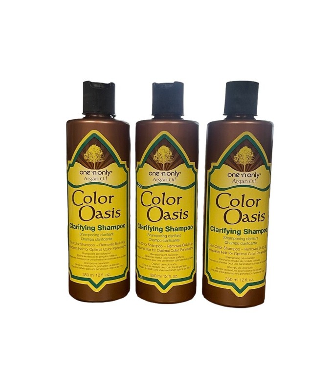 One’n Only argan oil Color Oasis Clarifying Shampoo ( 3 Bottles ) 350 ML EACH