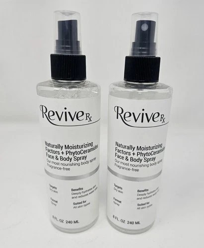 2 REVIVE Rx Naturally Moisturizing Factors + PhytoCeramides Face & Body Spray
