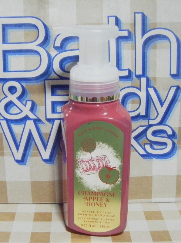 BATH & BODY WORKS GENTLE FOAMING HAND SOAP Champagne Apple & Honey (CD/6592)