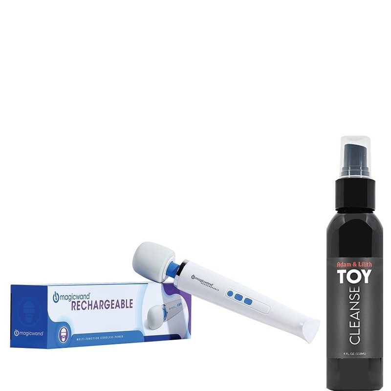 Original Magic Wand HV-270 Rechargeable Massager With Free Lilith Toy Cleaner