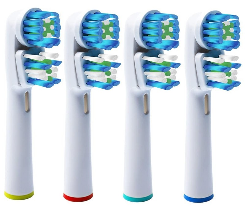 Replacement Brush Heads for Braun, Dual Clean Electric Toothbrush
