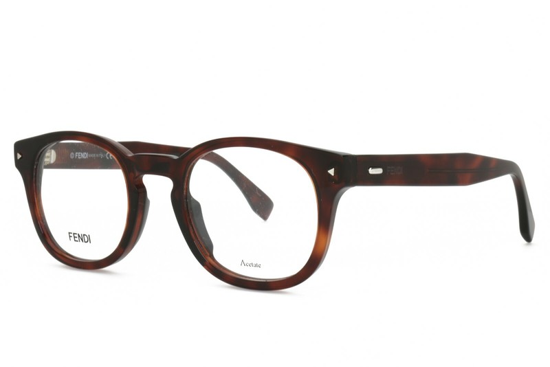 Fendi FF 0217 0UC New Authentic Rx Eyeglasses 48-22-145 Tortoise