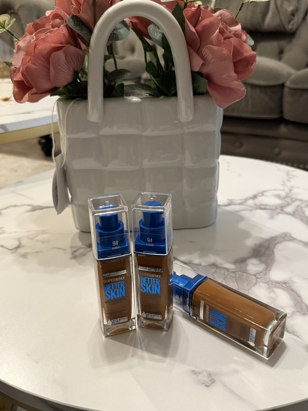 Maybelline New York Super Stay Better Skin Foundation 94 Almond- 1oz