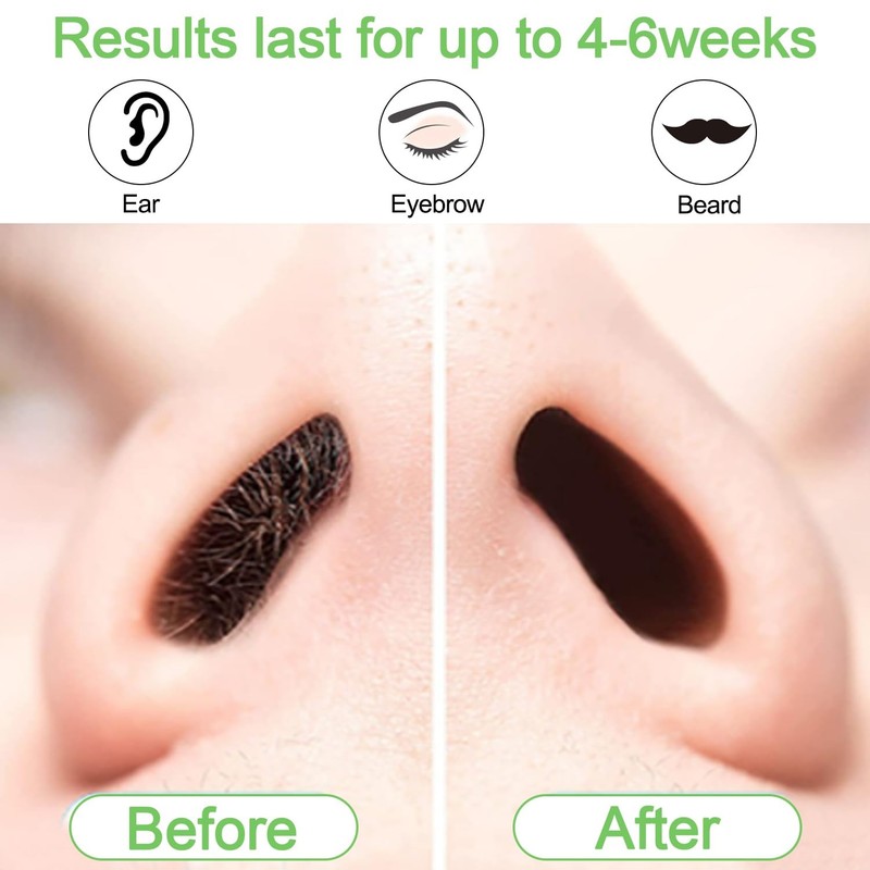Nose Wax Kit Men, Nose Waxing Hair Wax Removal for Men Women, Nose Hair Waxing K gallery