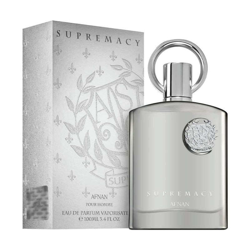 Afnan Supremacy Silver 3.4 Oz Eau De Parfum Spray For Men