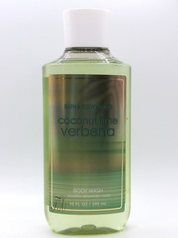 BATH & BODY WORKS COCONUT LIME VERBENA BODY WASH 10 FL OZ