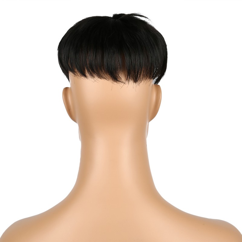 Mens Wig Short Hair, Mens Hair Replacement Wigs Mens's Toupee Full Wig gallery