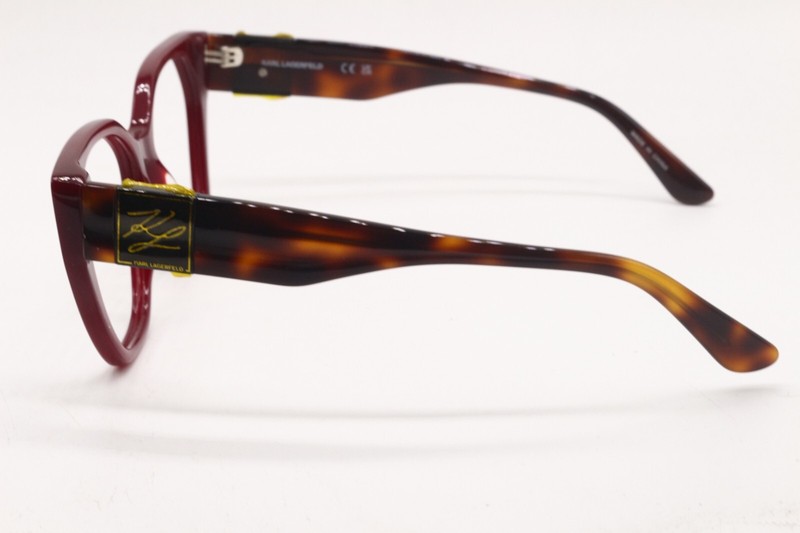 NEW KARL LAGERFELD KL6053 604 RED TORT AUTHENTIC DESIGNER EYEGLASSES 54-16 gallery