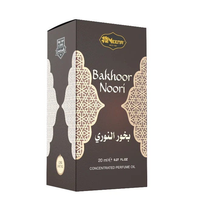 Meena BAKHOOR NOORI ( 20 ML) Attar SWEET FLORAL INCENSE WOODY Perfume oil gallery