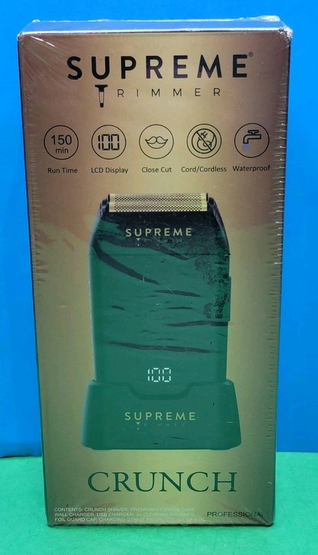 Crunch Supreme Trimmer Foil Shaver For Short Hair & Stubble