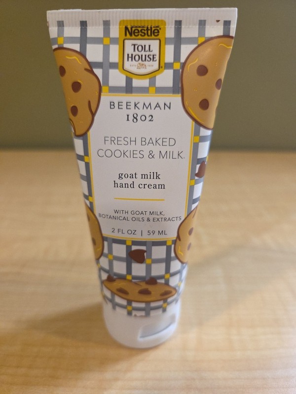 BEEKMAN 1802 Nestle Toll House Cookies & Milk HAND CREAM 2 oz SEALED