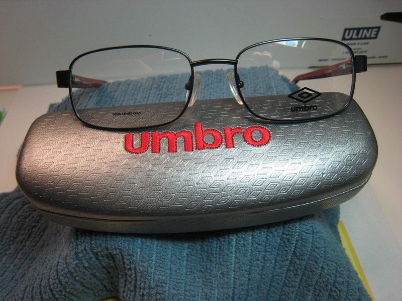 UMBRO EYEGLASSES FRAME U142 BROWN 52-18-135 DEMO WITH GENERIC CASE