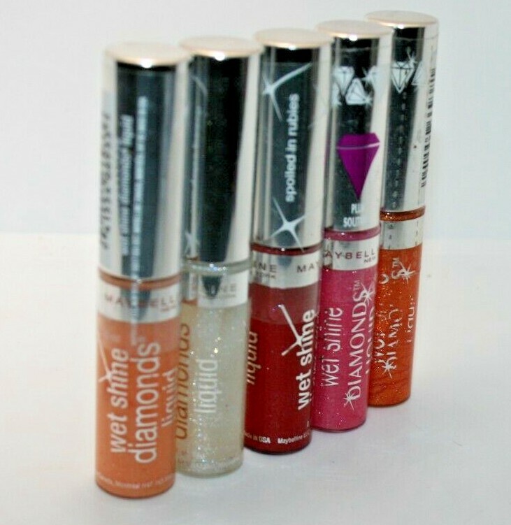 Maybelline DIAMONDS wet shine LIQUID lip gloss «Choose your color»