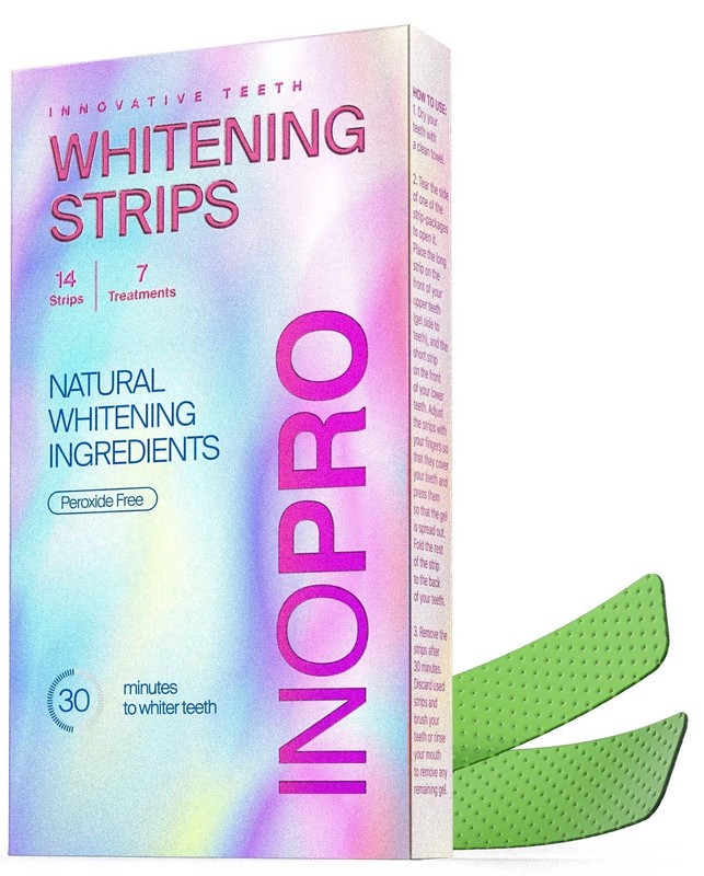 Teeth Whitening Strips 7 Treatments Kit – Sensitive Teeth Whitener Peroxide F…