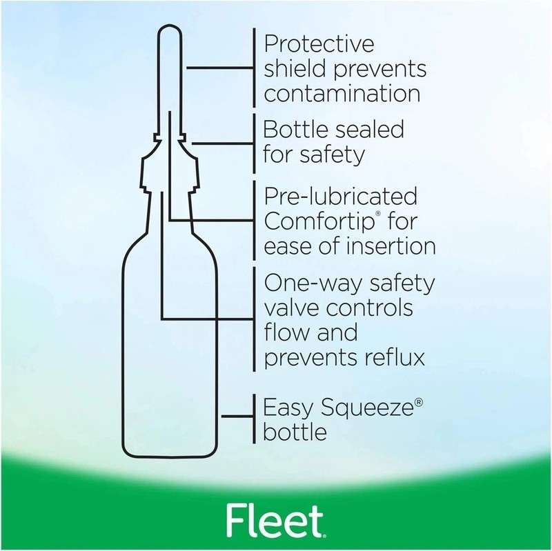 Fleet Laxative Saline Enema for Adult Constipation 4.5 fl oz 4 Bottles pack, NEW gallery