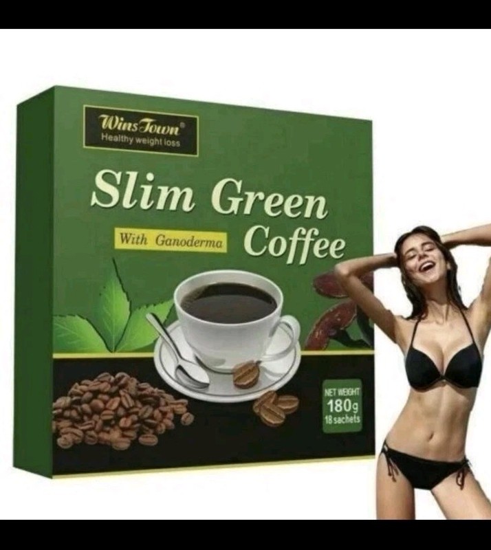 (3) Boxes SLIM GREEN COFFEE With Ganoderma HEALTHY WEIGHT LOSS. Detox Tea