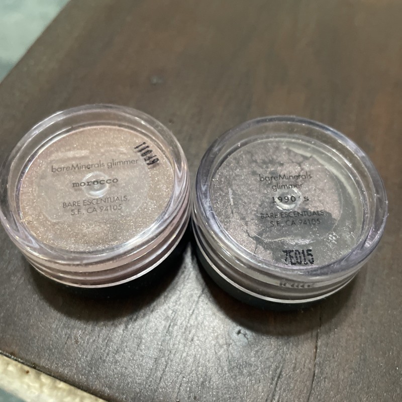 Bare Minerals 1990’S Glimmer Eye Shadow Color – 1990’s & Morocco – Read Desc