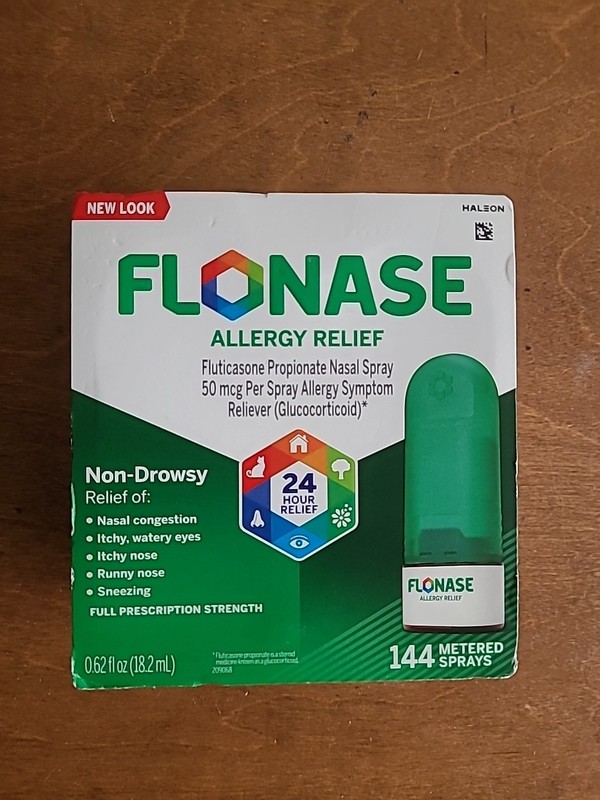 FLONASE 24 Hour Non-Drowsy Allergy Relief – 0.62oz (18.2 mL) 144 Metered Sprays