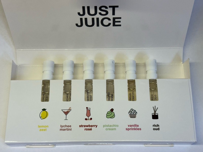 JUST JUICE Fragrance Discovery Set | Eau De Parfum | Unisex | 6×05 FL.OZ