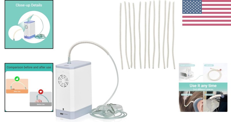 Oxygen Hose Protector - Retractable Support for Oxygen Concentrators, 12 Pack gallery
