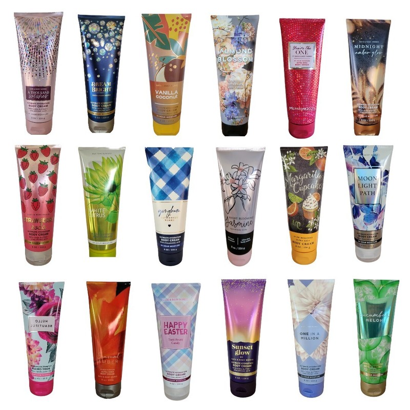 SHIPS FREE – NEW Bath and Body Works BODY CREAM lotion 8 oz ~Choose your scent~