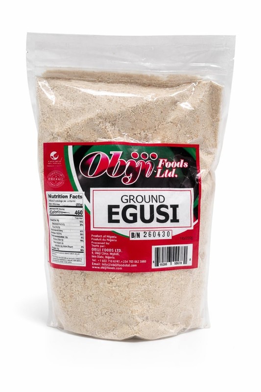 Ground Egusi Seeds 1 lb (220g) – Premium Melon Seed Powder for Egusi Soup,
