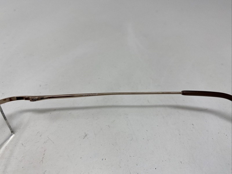 CSC MYSTIQUE 3006 NATURAL 51-18-140 LIGHT BROWN Half Rim Eyeglasses Frame Q269 gallery