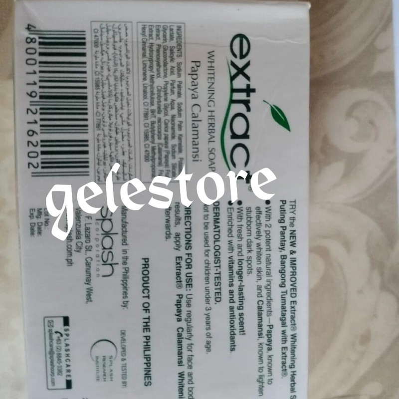 Extract lotion x 1 & soap with papaya x1 from Phillipines. For sensitive skin. gallery