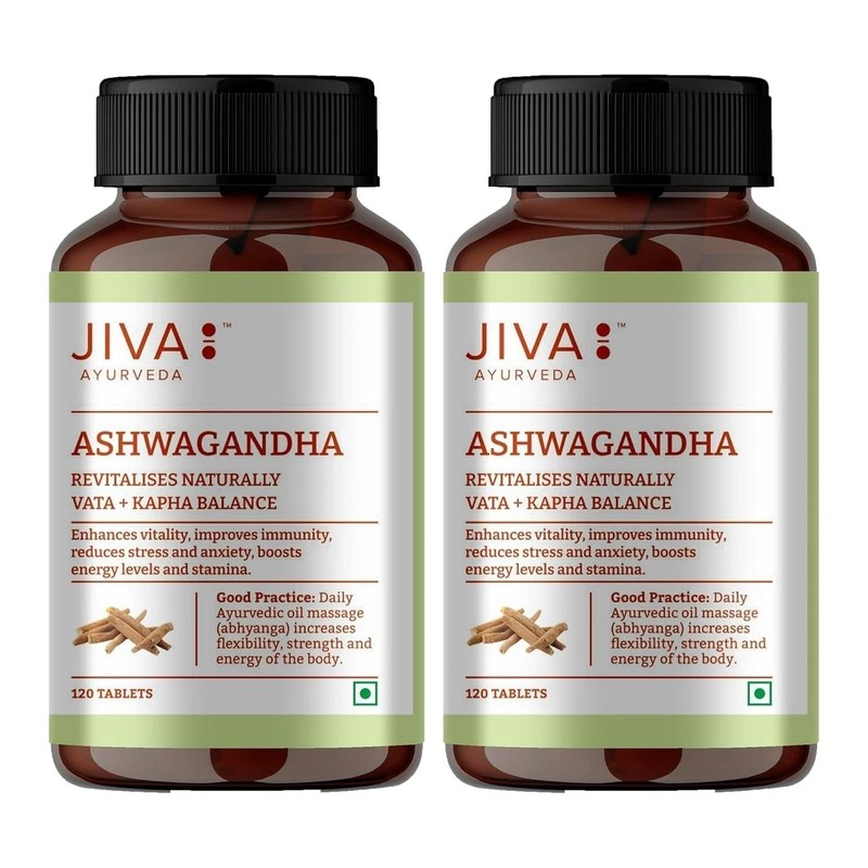 Ashwagandha Tablet For Boost Energy, Immunity, Strength,Stress Relief(Pack of 2)