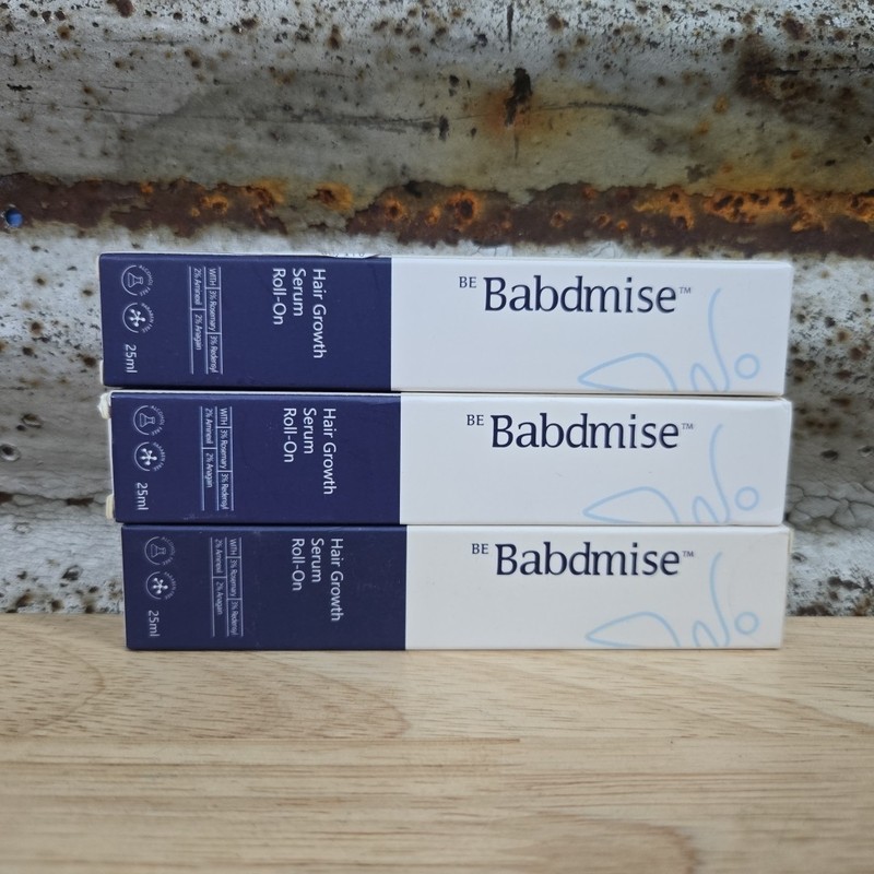 Be Babdmise Hair Growth Serum Roll-On 25ml – 3% Rosemary, Reduces Hair Fall